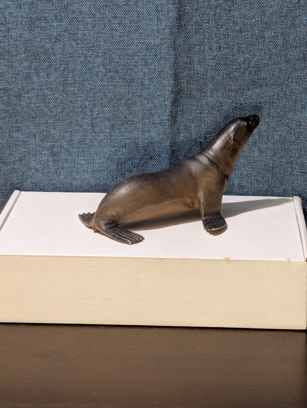 Vintage S.H. Sea Lion Figure | Realistic Ocean Animal Toy | Articulated Neck - Picture 11 of 16